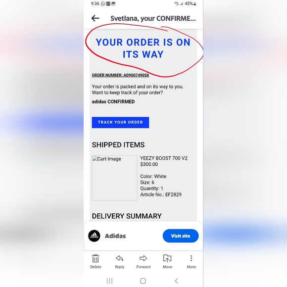 YEEZY BOOST 700 V2 SNEAKERS MADE BY ADIDAS - Picture 13 of 13